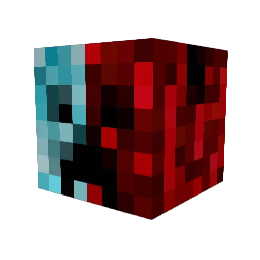 RKurtz Minecraft avatar head, 3D render