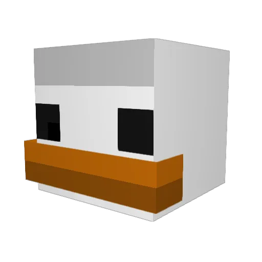 RLandro12 Minecraft avatar head, 3D render
