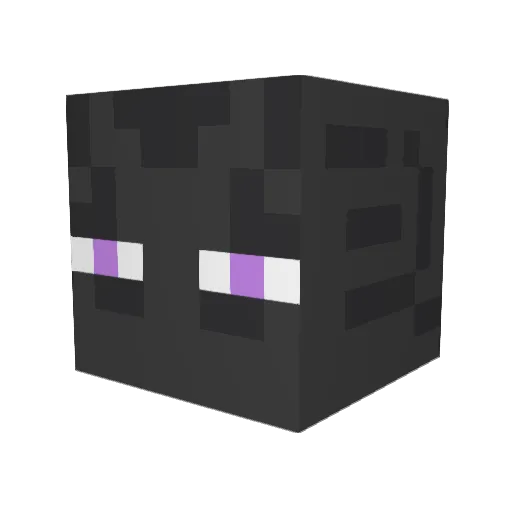 RLsackboy Minecraft avatar head, 3D render