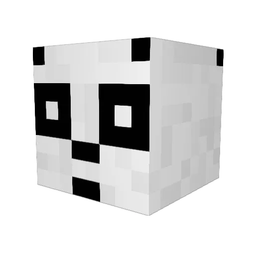 RMPOST Minecraft avatar head, 3D render