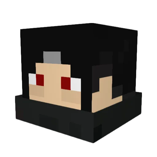 RM_Gamer_ Minecraft avatar head, 3D render