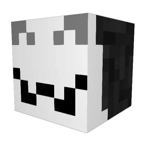 RMedit Minecraft avatar head, 3D render