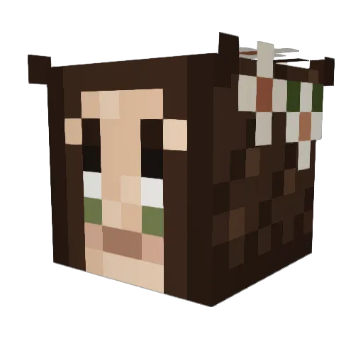 RMills1421 Minecraft avatar head, 3D render