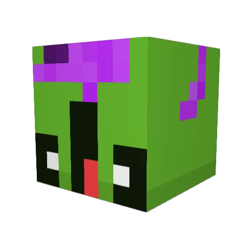RNGINFINITE Minecraft avatar head, 3D render
