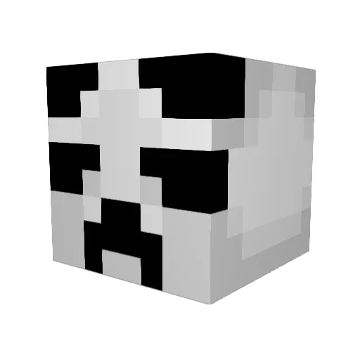 RNGphoenix Minecraft avatar head, 3D render