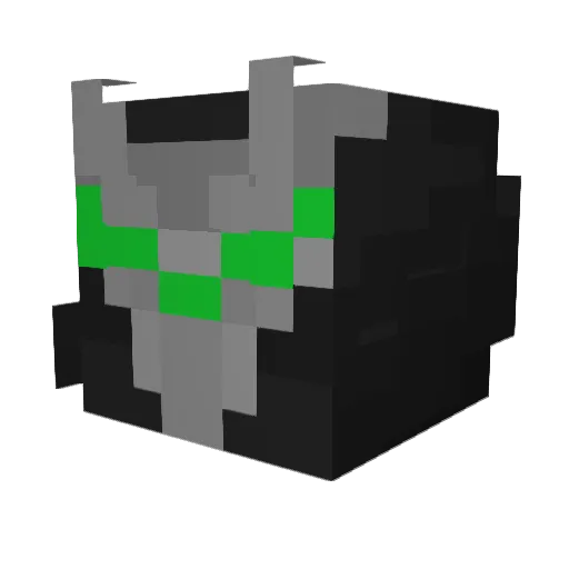 RNGxRobot Minecraft avatar head, 3D render