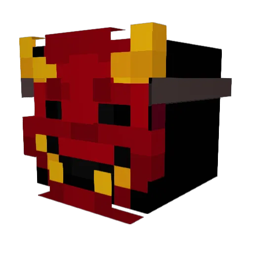 ROBBIEqq Minecraft avatar head, 3D render