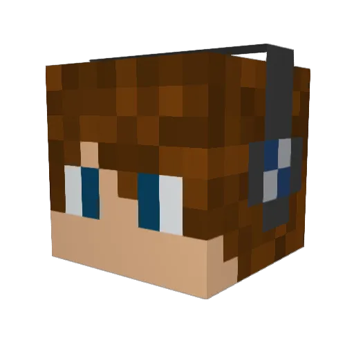 ROBBYMICKLER Minecraft avatar head, 3D render