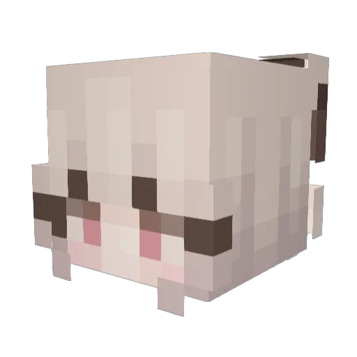 ROBOlime12 Minecraft avatar head, 3D render