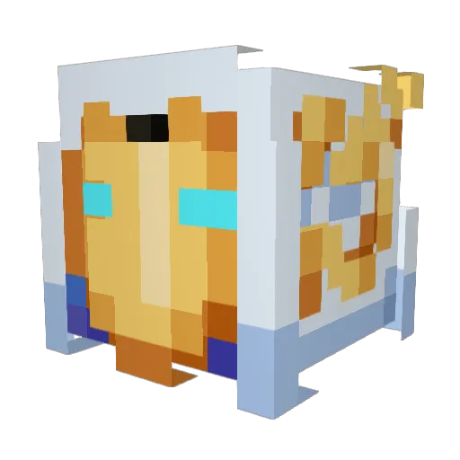 ROBSs12 Minecraft avatar head, 3D render
