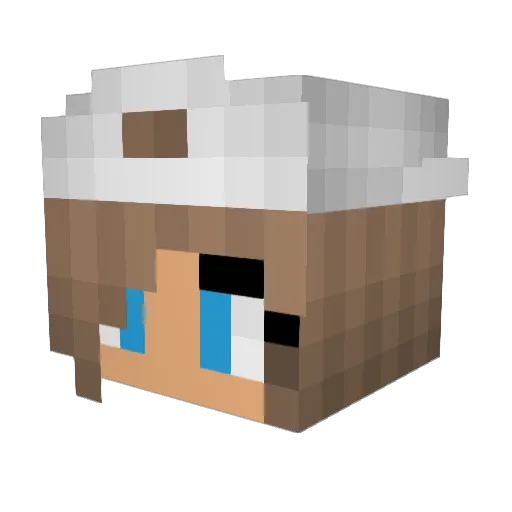 ROCKERjasmine1 Minecraft avatar head, 3D render