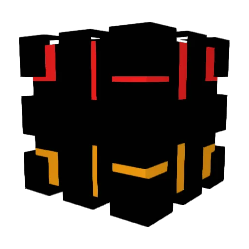 ROCKET_7K Minecraft avatar head, 3D render