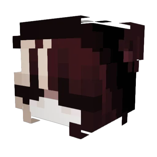 ROCK_114514 Minecraft avatar head, 3D render