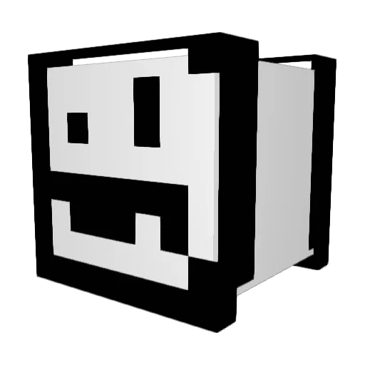 ROFLCO9TER Minecraft avatar head, 3D render