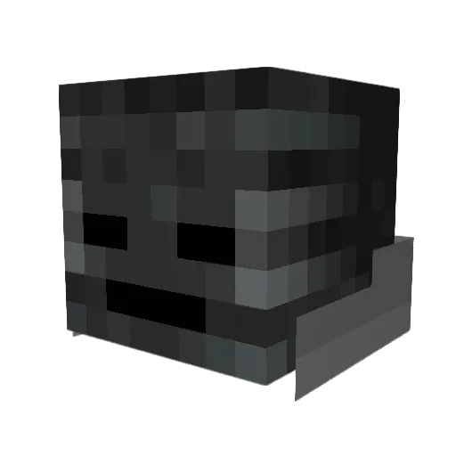 ROGUE123 Minecraft avatar head, 3D render