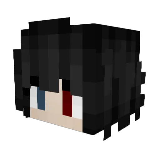 ROGUETESQUE Minecraft avatar head, 3D render