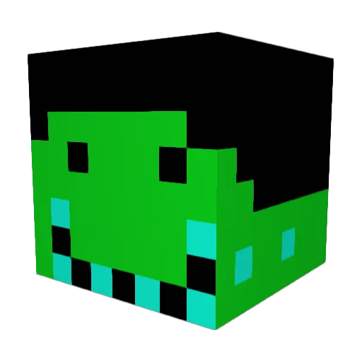 ROKISZONk Minecraft avatar head, 3D render