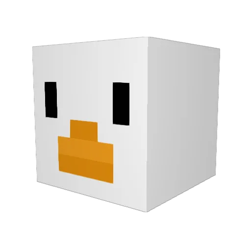 ROKS1010 Minecraft avatar head, 3D render