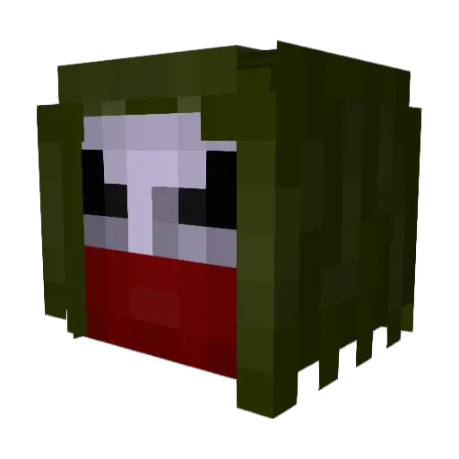 ROK_BD Minecraft avatar head, 3D render