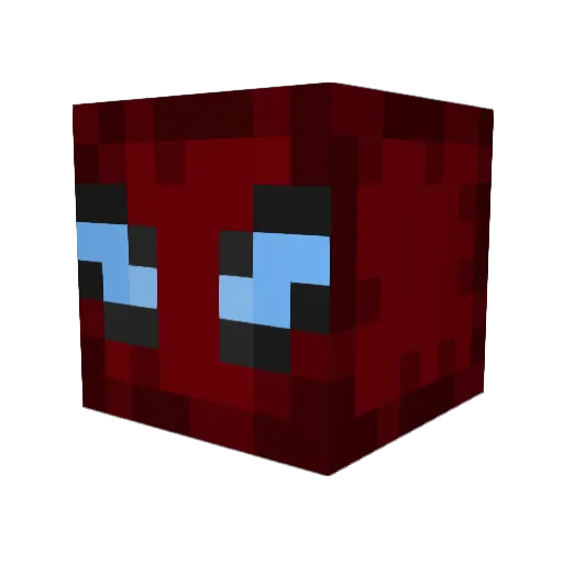 ROLLTAU Minecraft avatar head, 3D render