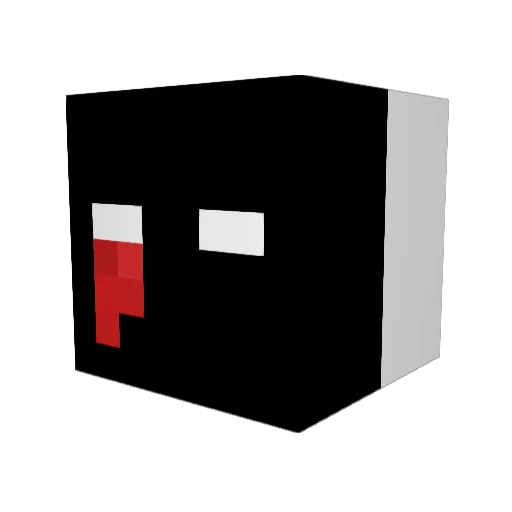 ROMEx2 Minecraft avatar head, 3D render