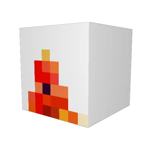 RONDACARP Minecraft avatar head, 3D render