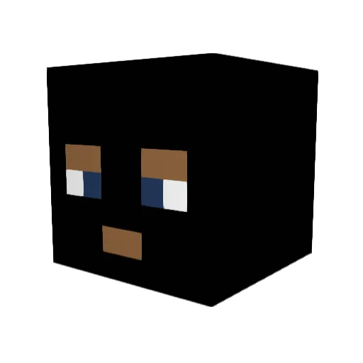 ROOKSBRYAN Minecraft avatar head, 3D render
