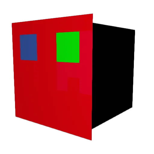 ROPisica Minecraft avatar head, 3D render