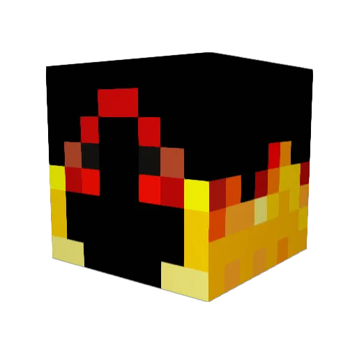 ROTBONE Minecraft avatar head, 3D render