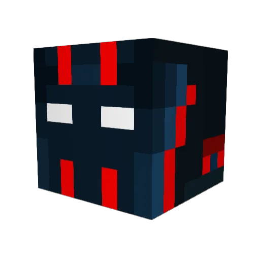 ROTRUY Minecraft avatar head, 3D render