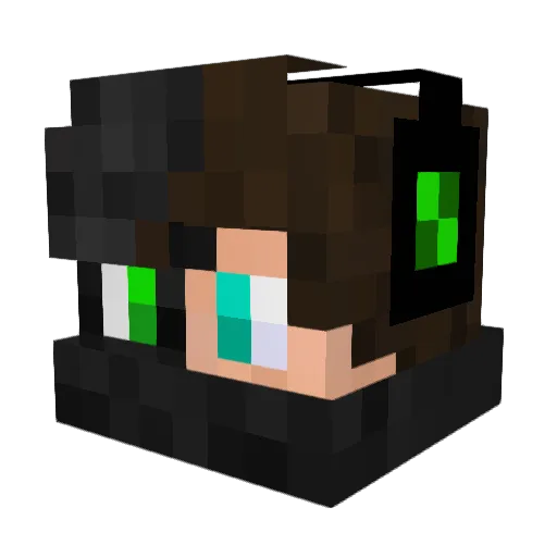 ROYALFLUSH_TR Minecraft avatar head, 3D render