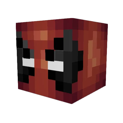 ROYALGAMER Minecraft avatar head, 3D render