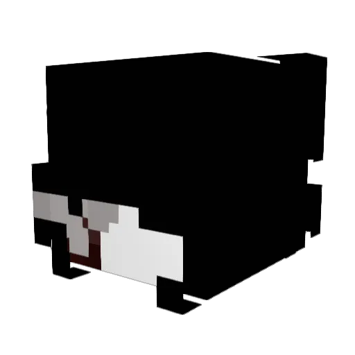 ROYALWOMAN Minecraft avatar head, 3D render