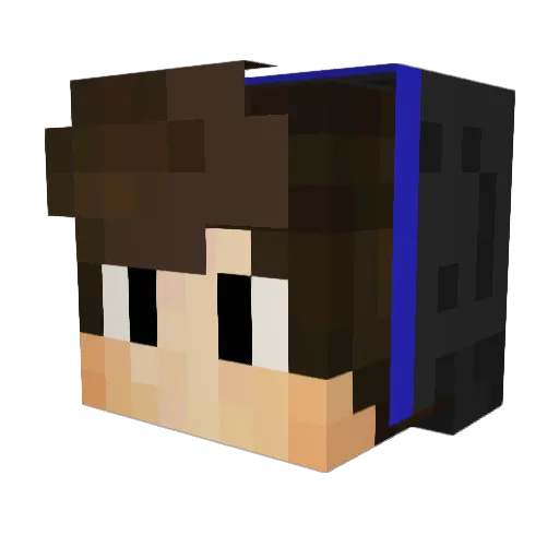 RO_IGOR Minecraft avatar head, 3D render