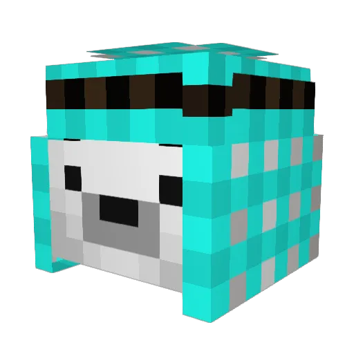 RObby6996 Minecraft avatar head, 3D render