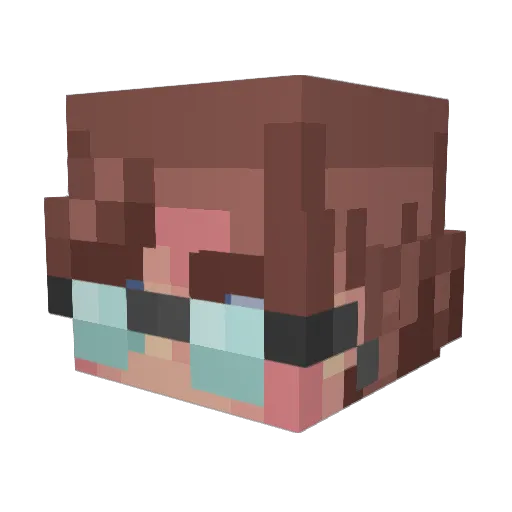 ROkaPvP123 Minecraft avatar head, 3D render