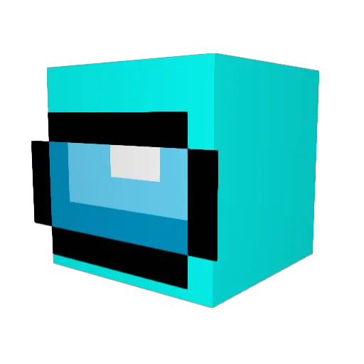 RP5xBucks Minecraft avatar head, 3D render