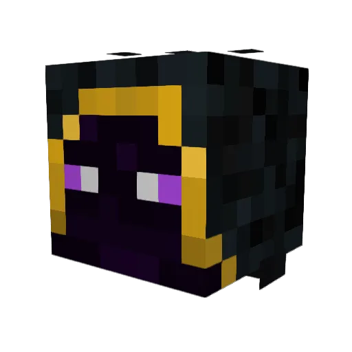 RPDraco Minecraft avatar head, 3D render