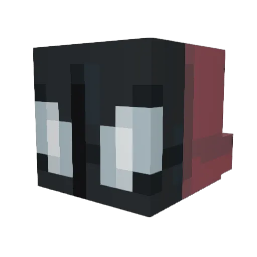 RPGamerC Minecraft avatar head, 3D render