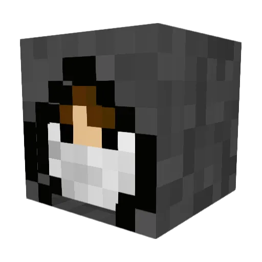 RPGforYOU Minecraft avatar head, 3D render
