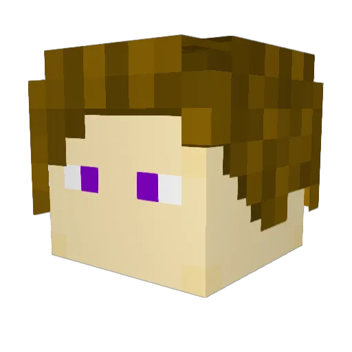 RPGmaster11 Minecraft avatar head, 3D render