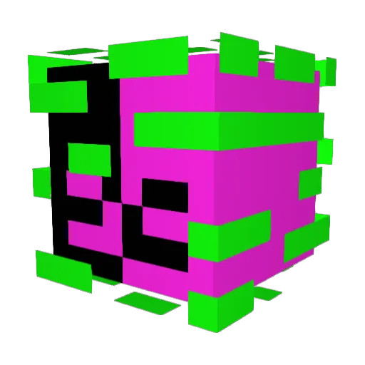 RPGparade Minecraft avatar head, 3D render