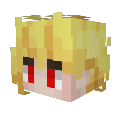 RPLstevan Minecraft avatar head, 3D render
