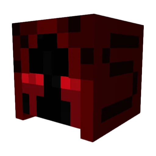 RPPH135 Minecraft avatar head, 3D render