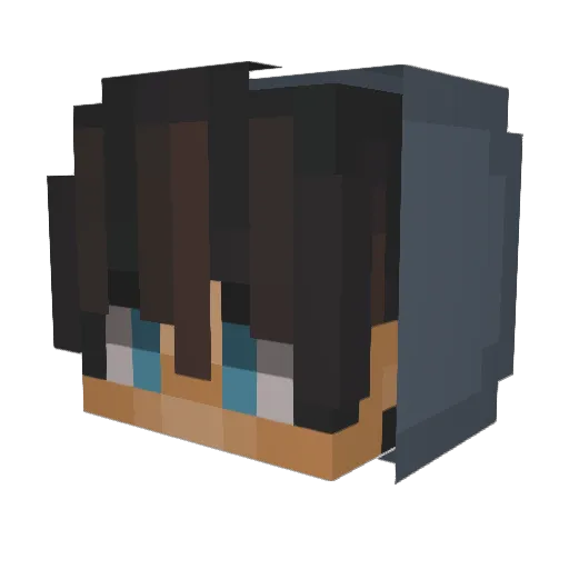 RPZone Minecraft avatar head, 3D render