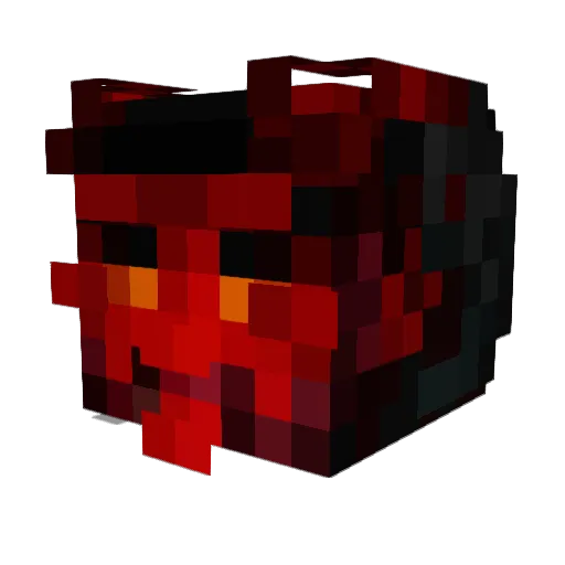 RPfatboy Minecraft avatar head, 3D render