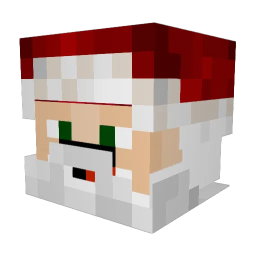 RQMmike Minecraft avatar head, 3D render