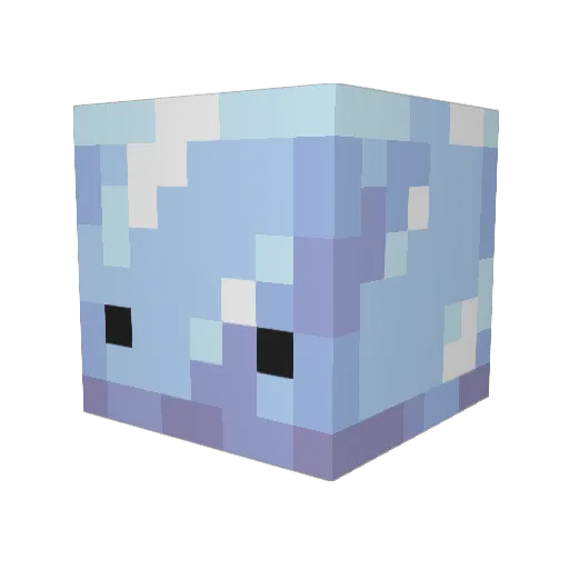 RRAND00 Minecraft avatar head, 3D render