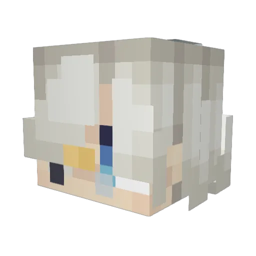 RRZ_Apex Minecraft avatar head, 3D render