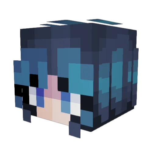 RR_Steinadler Minecraft avatar head, 3D render